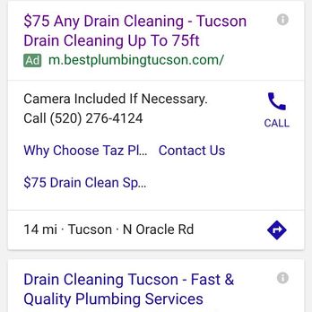 Taz Plumbing - False Advertising!! - Plumbing Near Me - Tucson, Arizona