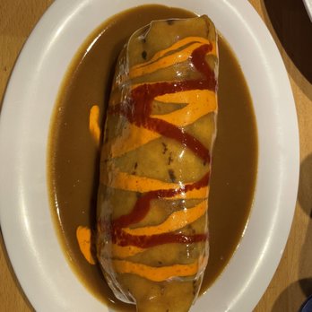 Chicken katsu curry burrito