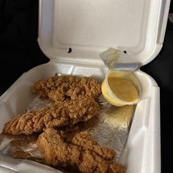 Cook Out - The chicken tenders with no quesadillas tray