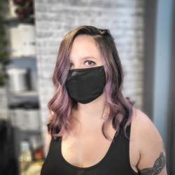 #HairTherapy Studio - Balayage with a pop of vivid