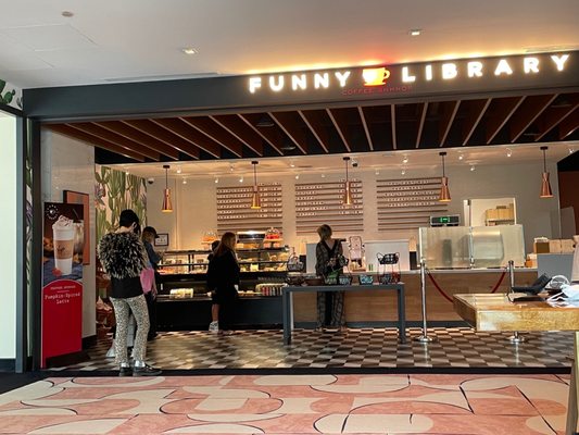 Funny Library Coffee Shop by null