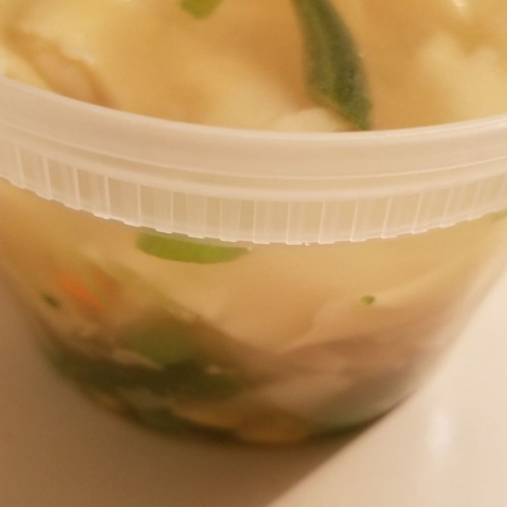 MyThai Kitchen - Wonton soup to go no bean sprouts as described but very good - Thai Near Me - Feasterville-Trevose, Pennsylvania MyThai Kitchen - Wonton soup to go no bean sprouts as described but very good - Thai Near Me - Feasterville-Trevose, Pennsylvania
