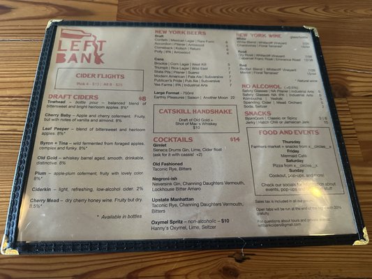 Left Bank Ciders by null