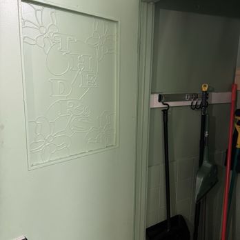 Oasis Fusion Kitchen - the old stained glass phone booth door from the DR's Lounge - Waffles Near Me - San Francisco, California Oasis Fusion Kitchen - the old stained glass phone booth door from the DR's Lounge - Waffles Near Me - San Francisco, California