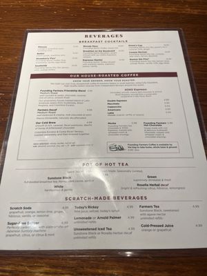 Menu photo 1 Founding Farmers DC Washington, DC, DC