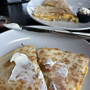 Wilder's Cafe - Sausage & Bacon Quesadilla shared! - Breakfast & Brunch Near Me - Crestwood, Kentucky Wilder's Cafe - Sausage & Bacon Quesadilla shared! - Breakfast & Brunch Near Me - Crestwood, Kentucky