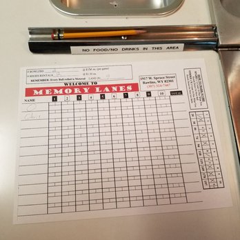 Memory Lanes - Keeping score the old fashioned way - Bowling Near Me - Rawlins, Wyoming Memory Lanes - Keeping score the old fashioned way - Bowling Near Me - Rawlins, Wyoming