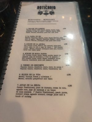 Menu photo 4 El Boticario Playa del Carmen, ROO