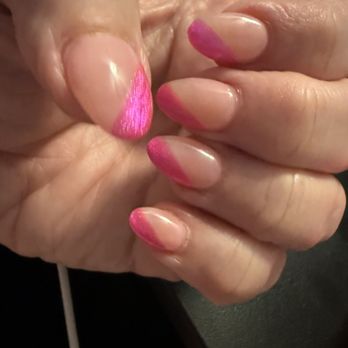 Luxe Nails and Spa - The nail design I asked for. Looks beautiful! - Nail Salons Near Me - Manassas, Virginia