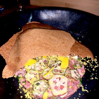 Emmer & Rye - Beef Tartare, Chow-Chow, Cucumber, Malted Sonora - Tapas/Small Plates Near Me - Austin, Texas