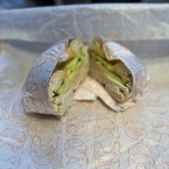 Pearl’s Bagels - Turkey sandwich on plain bagel - Bagels Near Me - Washington, DC, District of Columbia