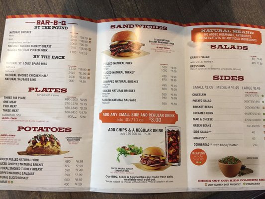 Menu photo 2 True Texas BBQ Killeen, TX