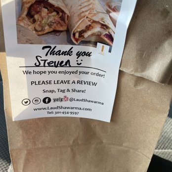 Laud Shawarma - Bag - African Near Me - Clarksville, Maryland