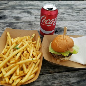 PDX Sliders - Sellwood slider, fries and a Coke for $8! Best money I spent all week! - Burgers Near Me - Portland, Oregon PDX Sliders - Sellwood slider, fries and a Coke for $8! Best money I spent all week! - Burgers Near Me - Portland, Oregon