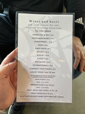 Menu photo 4 The Stowaway Wine Bar Pacific Beach, WA Menu photo 4 The Stowaway Wine Bar Pacific Beach, WA
