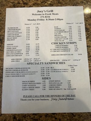 Jeanfreau's Meats & Grill by null