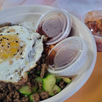 K  Manna Rice Factory - Beef and egg bimbop - Korean Near Me - Odenton, Maryland