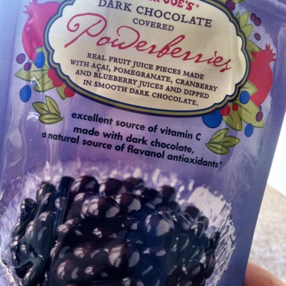 Trader Joe's - So good! Dark chocolate covered powerberries! - Grocery Near Me - Brea, California Trader Joe's - So good! Dark chocolate covered powerberries! - Grocery Near Me - Brea, California