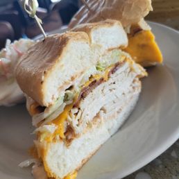 Huge sandwich! Huge sandwich!