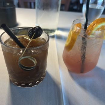 Medi Terra - Fig, old-fashioned, and a spritzer - Mediterranean Near Me - Boca Raton, Florida
