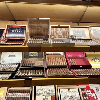 Tasting Room - shelves of cigars and cigars - Tobacco Shops Near Me - Monona, Wisconsin