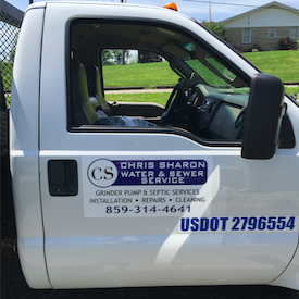 Slide of Chris Sharon Water & Sewer Service