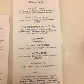Bin + Board - Menu - Wine Bars Near Me - Brandon, Florida