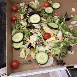 Pasqually's Pizza & Wings - This is their idea of a salad container