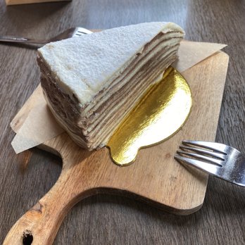 Tout Suite - Tiramisu Crepe Cake - Cafes Near Me - Houston, Texas