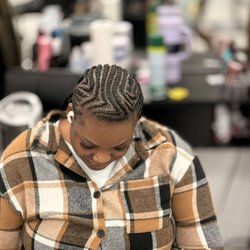 Funmi Braids - Freestyle Cornrows, butt length .