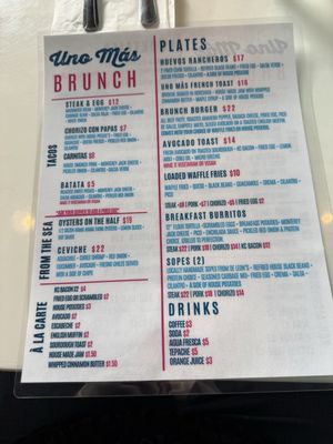 Menu photo 2 Uno Más - Spokane Spokane, WA