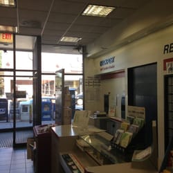 US Post Office - View from inside looking out.