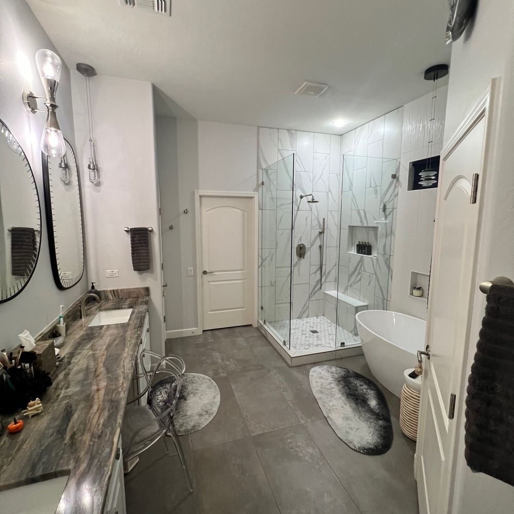 Exquisite Stone - Master Bathroom - General Contractors Near Me - Phoenix, Arizona