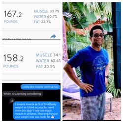Mike Kneuer - Personal Training - Chris is lean and mean focusing on 2 resistance training workouts, running, and his nutrition.