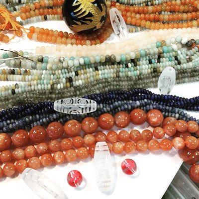 Wide variety of Beads! - We have so many different kinds of beads including crystals, gems, acrylics, and more! Come in today to see our selection and choose the perfect beads for your project!