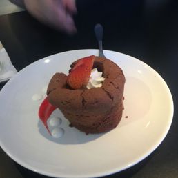 Warm chocolate souffle Warm chocolate souffle
