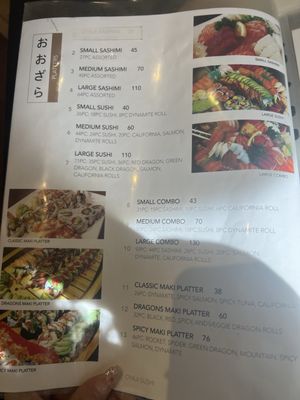 Menu photo 1 Oyaji Sushi Richmond Hill, ON