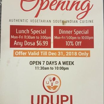 Udupi Palace - Indian Near Me - Surrey, British Columbia