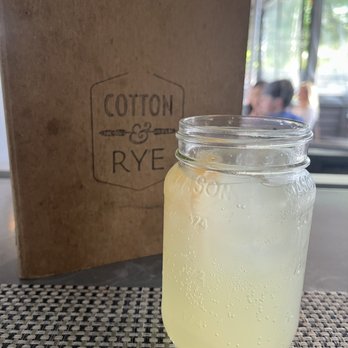 Cotton & Rye - House Citronade: Lemon, Lime, Sugar, Citric Acid, Sprite Highly recommend!! - New American Near Me - Savannah, Georgia Cotton & Rye - House Citronade: Lemon, Lime, Sugar, Citric Acid, Sprite Highly recommend!! - New American Near Me - Savannah, Georgia