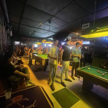 Pete’s Bar - A game of pool despite the crowds - Bars Near Me - Neptune Beach, Florida