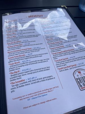 Menu photo 2 Griddle & Grits Port Royal, SC Menu photo 2 Griddle & Grits Port Royal, SC