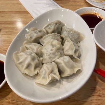 Hidden Dumpling House - pork Pork, Shrimp, Chives Dumplings - Chinese Near Me - Elk Grove, California