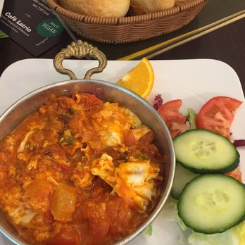 Latrio - Menamen dish with egg in tomato stew - Cafes Near Me - Berlin, BE Latrio - Menamen dish with egg in tomato stew - Cafes Near Me - Berlin, BE