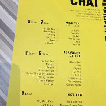 Tea Chat - Bubble Tea Near Me - Okemos, Michigan