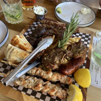 Nostos Taverna - Meat Platter for 2 - Greek Near Me - Vancouver, British Columbia