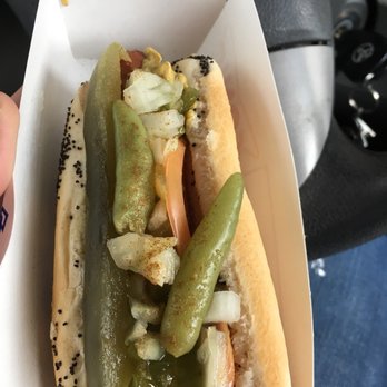 Sonic Drive-In - Chicago dog was delicious. Had to take a bite first. - Burgers Near Me - Delano, California Sonic Drive-In - Chicago dog was delicious. Had to take a bite first. - Burgers Near Me - Delano, California