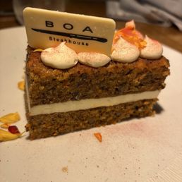 Carrot Cake- did not taste fresh. Dry! Carrot Cake- did not taste fresh. Dry!