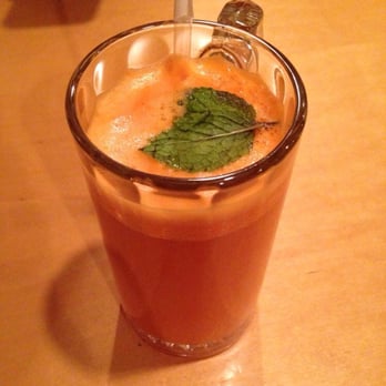 Mosaic Cafe - Ginger carrot drink - Moroccan Near Me - Northampton, Massachusetts