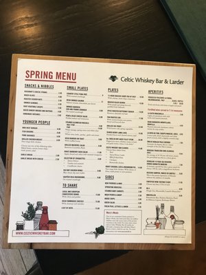 Menu photo 6 Celtic Whiskey Bar & Larder Killarney, KY