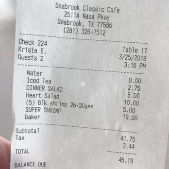 Seabrook Classic Cafe - Seafood Near Me - Seabrook, Texas